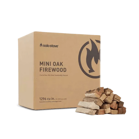 Solo Stove FUEL- Mini Oak Firewood for Mesa, Mesa XL, Pi Pizza Oven, and Fire Pit Cooking System