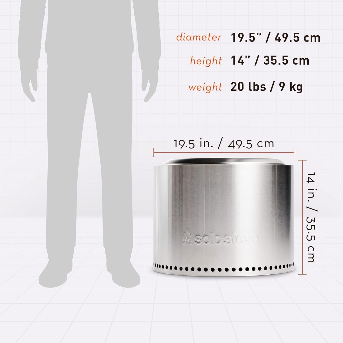 Solo Stove Ranger/Bonfire/Yukon 2.0, Smokeless Fire Pit