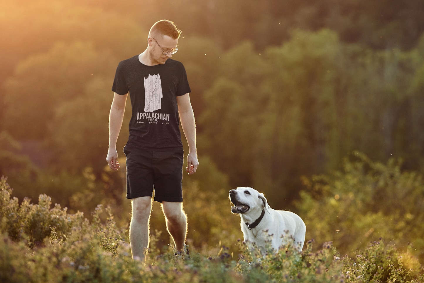 Appalachian Trail White Blaze Map Unisex Performance T-shirt