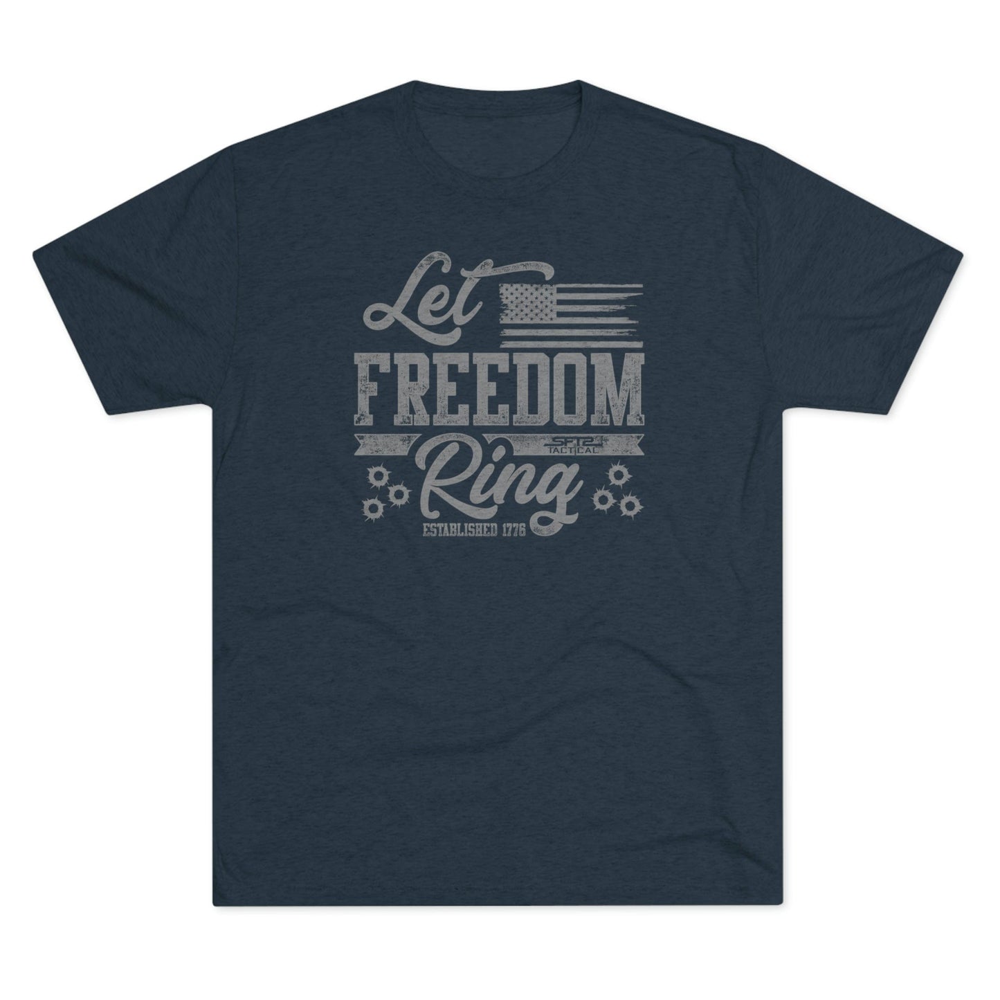 Let Freedom Ring - Tri-Blend Crew Tee