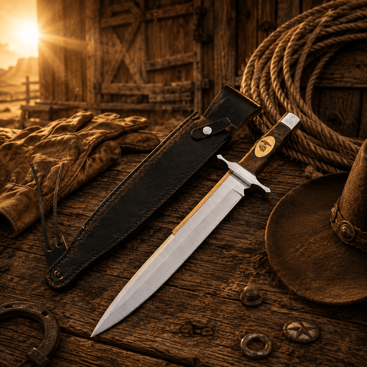 Toothpick Replica Bowie Knife – D2 Steel Gil Hibben Style
