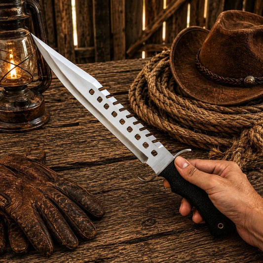 Walking Dead Negan Bowie Knife – Stainless Steel With Sheath