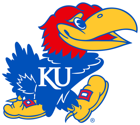 Trik Topz Trailer Hitch Cover High Impact ABS NCAA University of Kansas Fits 2in Receiver
