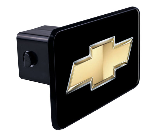 Trik Topz Hitch Cover Brand Logo Chevy Bowtie (Gold)